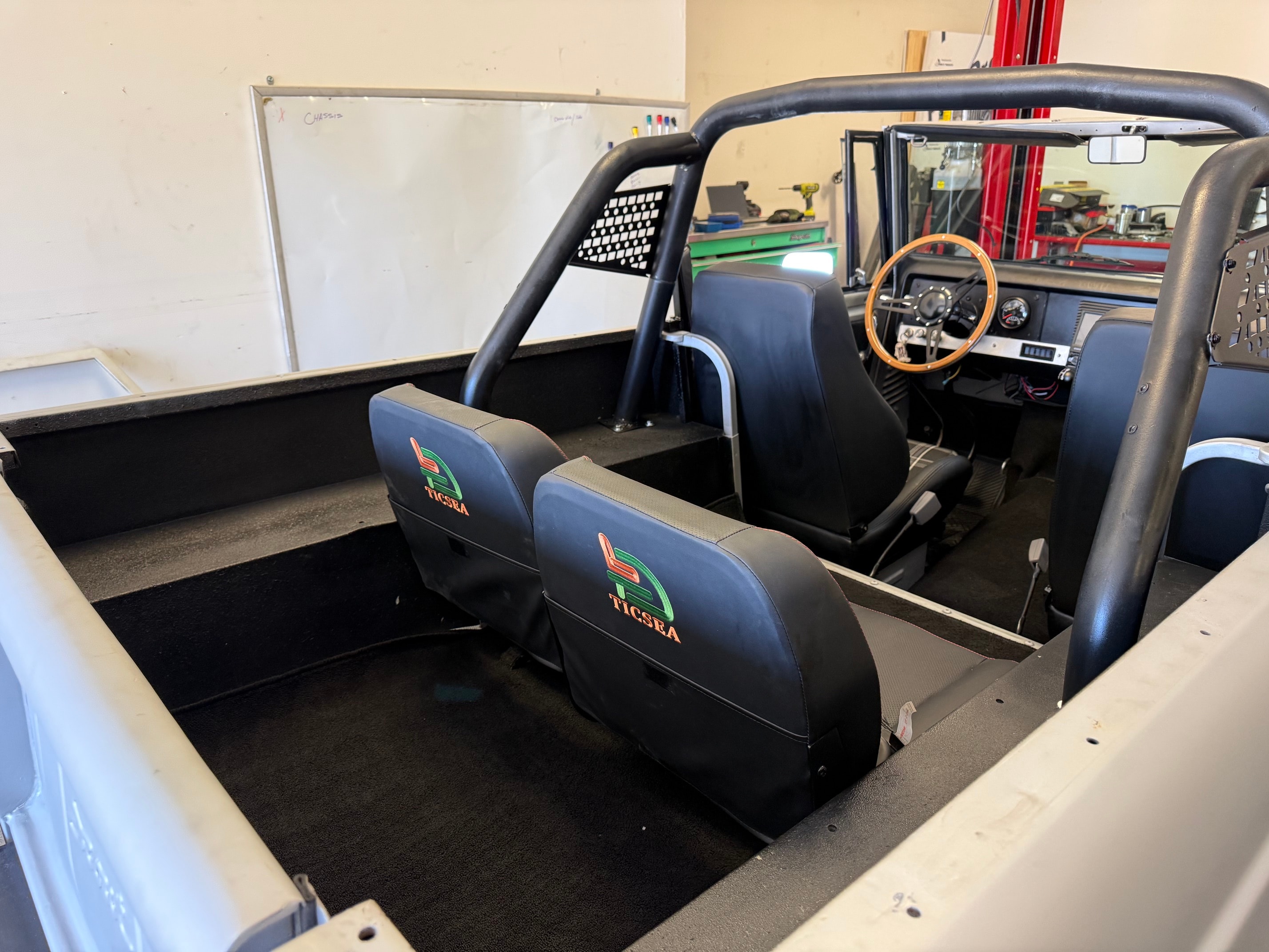 Scout interior roll cage